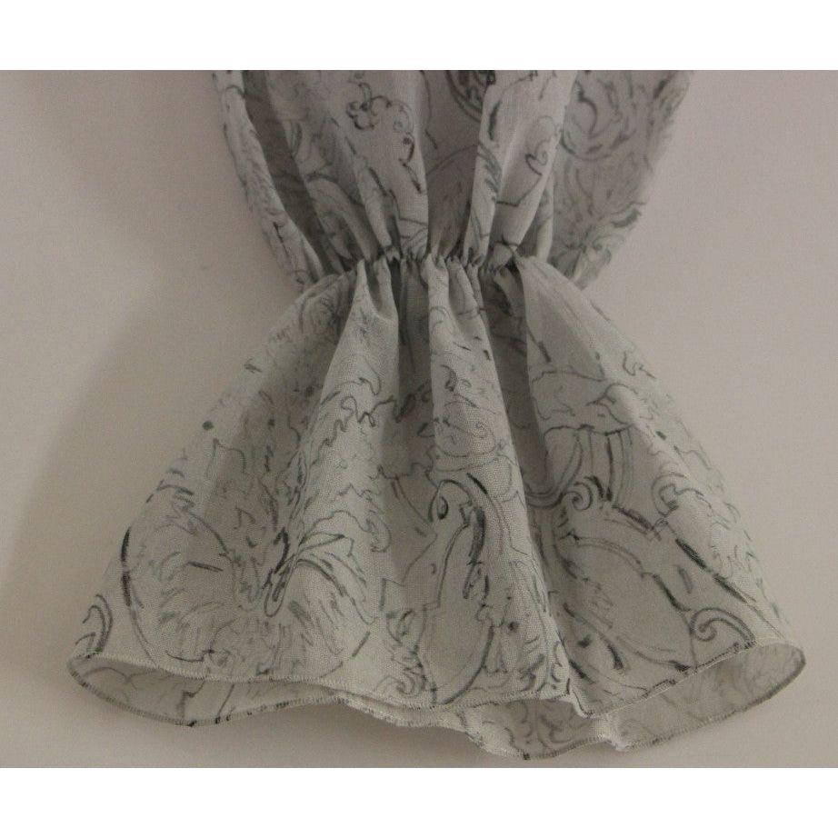 Vika Gazinskaya Blue Cotton Blouse Tunic Vika Gazinskaya