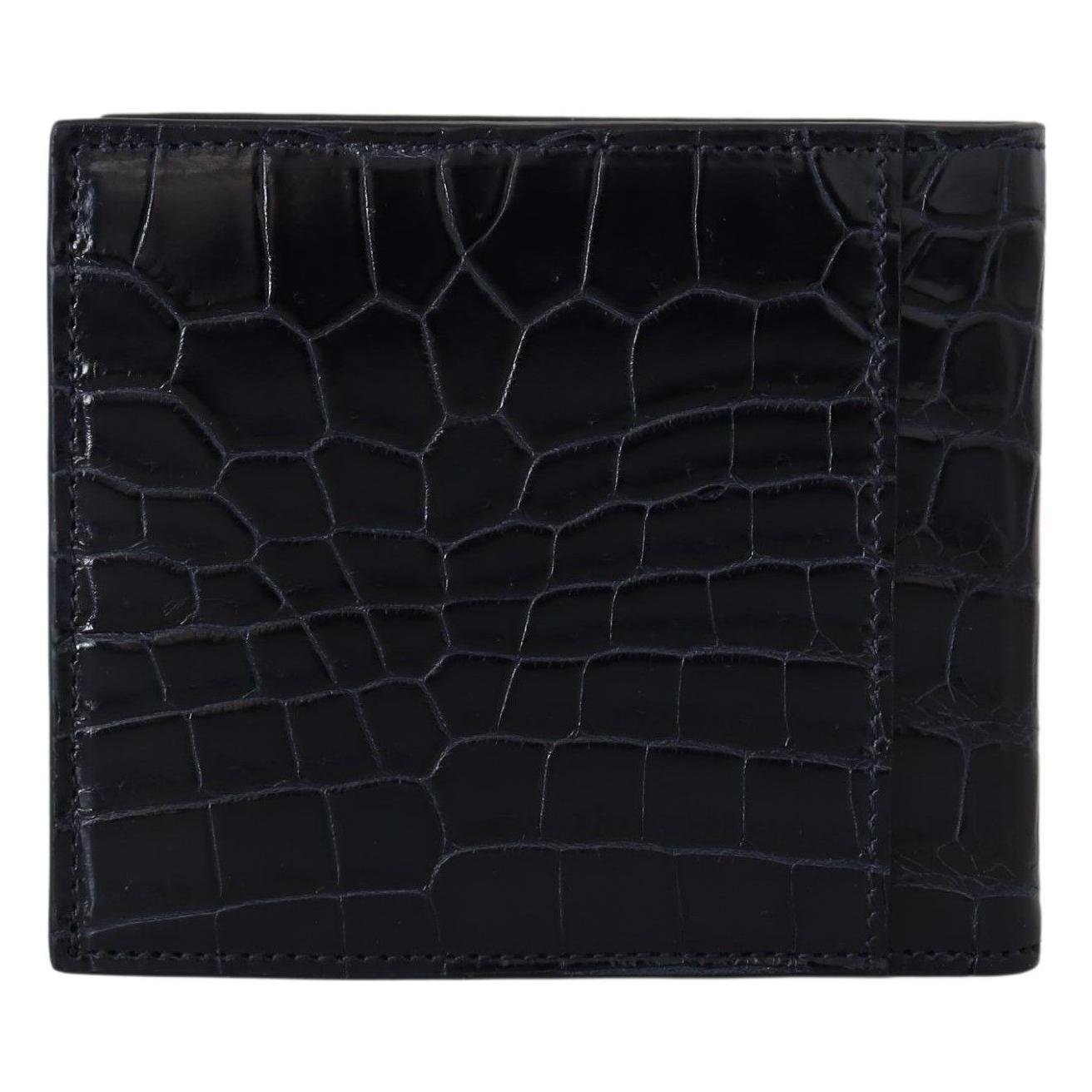 Elegant Exotic Leather Bifold Wallet