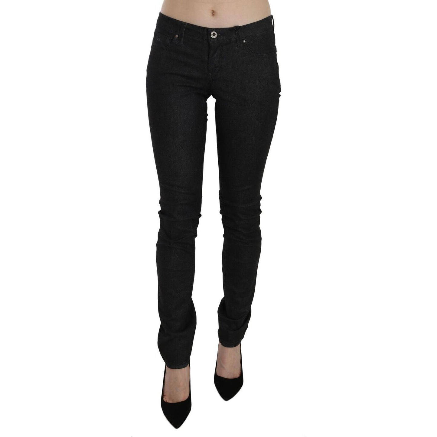 Chic Low Waist Slim Fit Skinny Denim