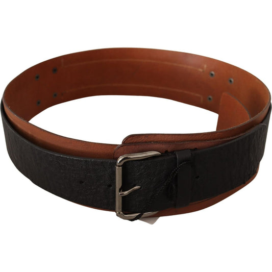 Elegant Dual-Tone Leather Fashion Belt