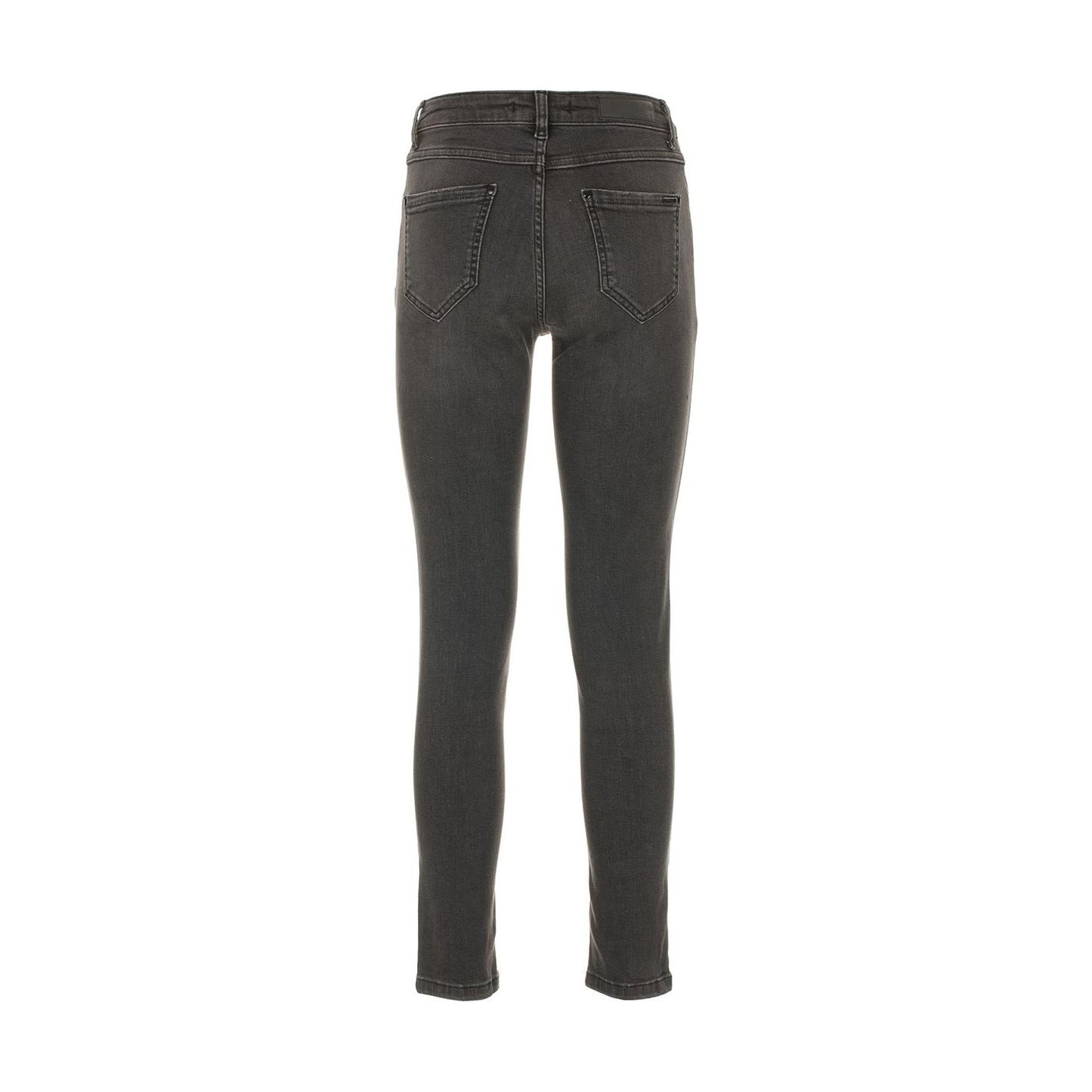 Chic Grey Imperfect Denim Elegance