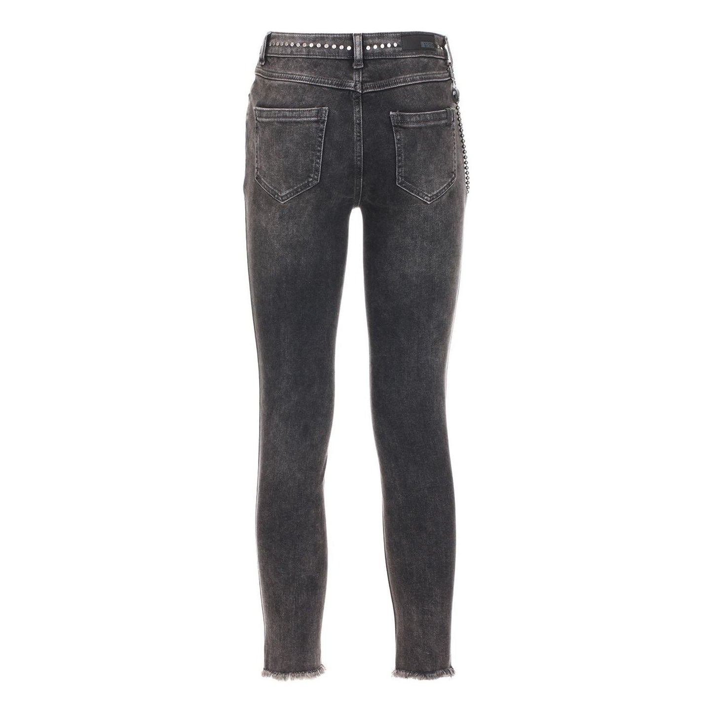 Elegant Black Denim Trousers