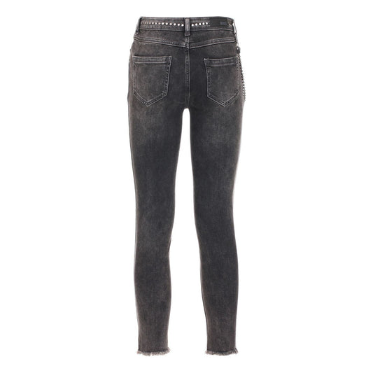 Elegant Black Denim Trousers