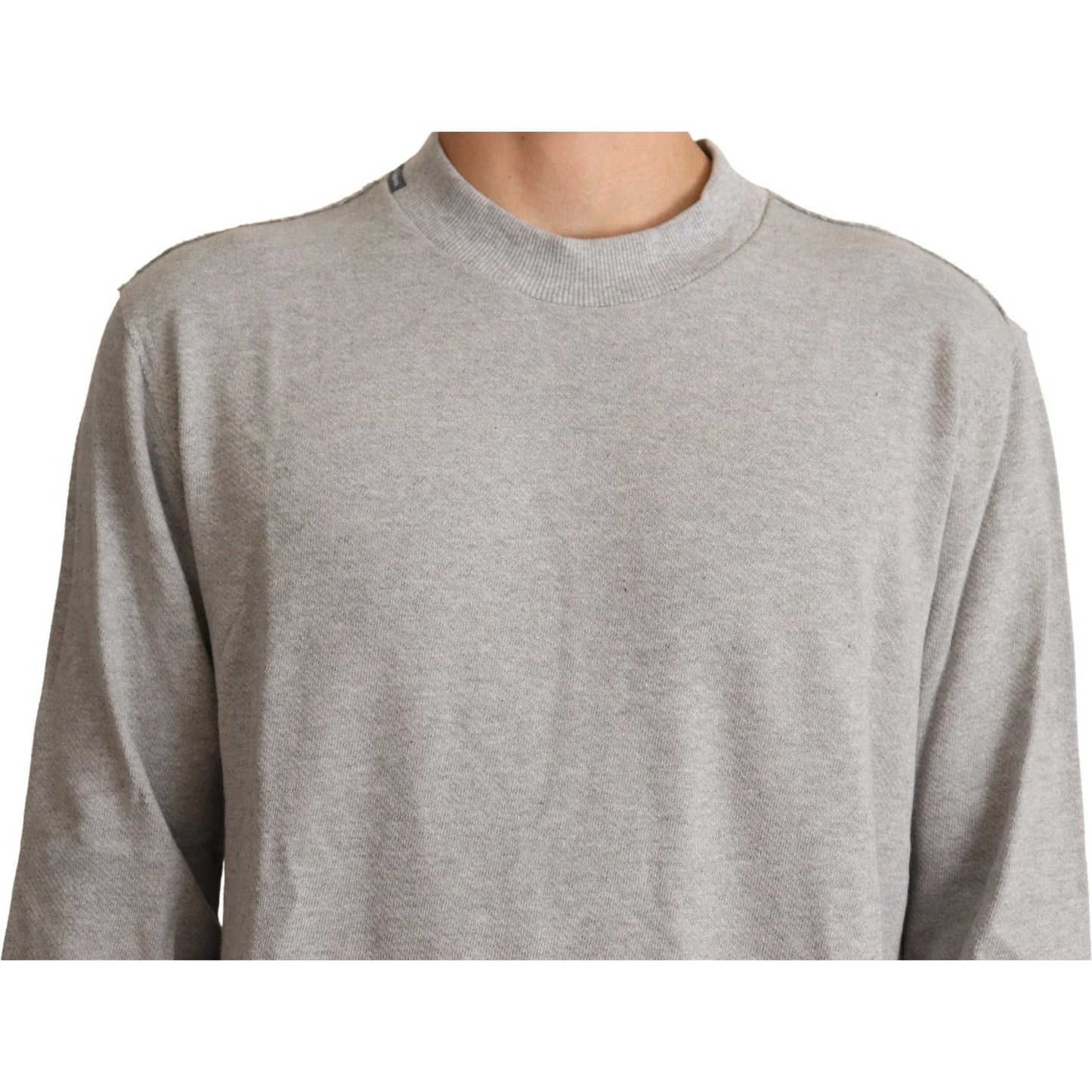 Sophisticated Gray Crewneck Sweater