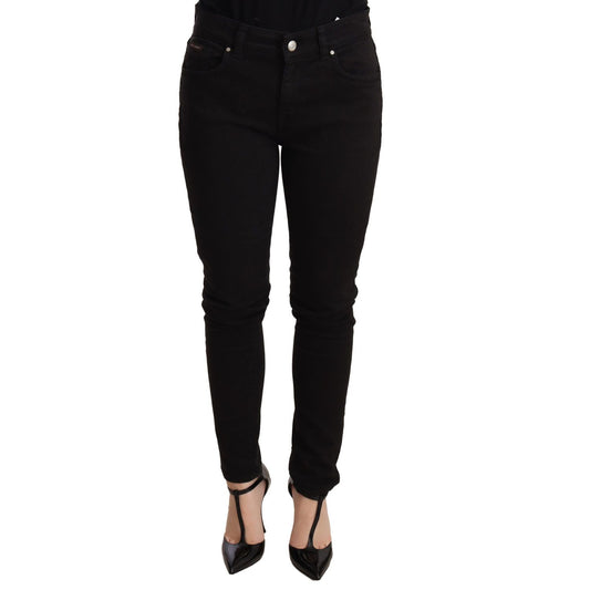 Elegant Black Slim Skinny Jeans