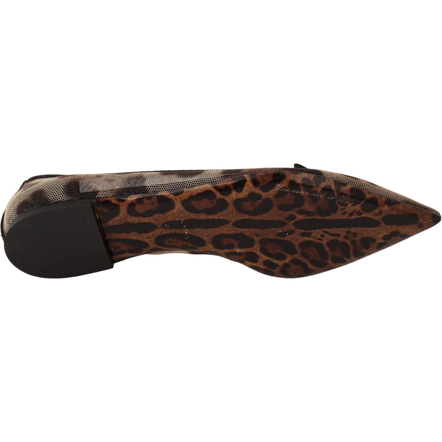 Elegant Leopard Print Flat Loafers