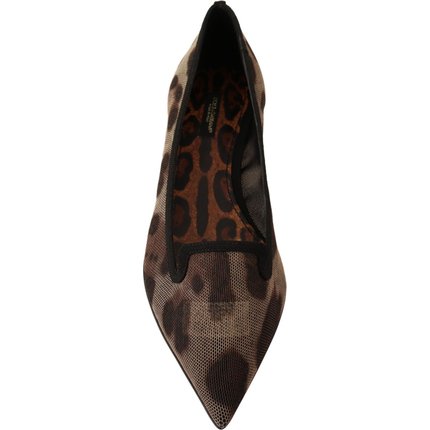 Elegant Leopard Print Flat Loafers