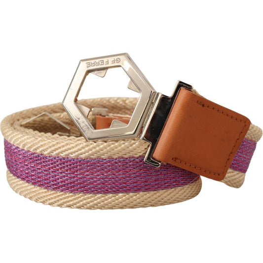 Elegant Multicolor Leather Fashion Belt