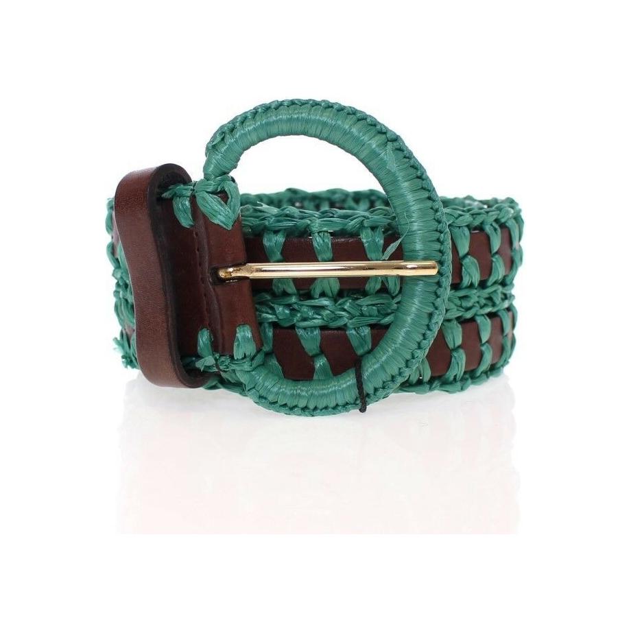 Enchanting Corset-Style Woven Raffia Belt