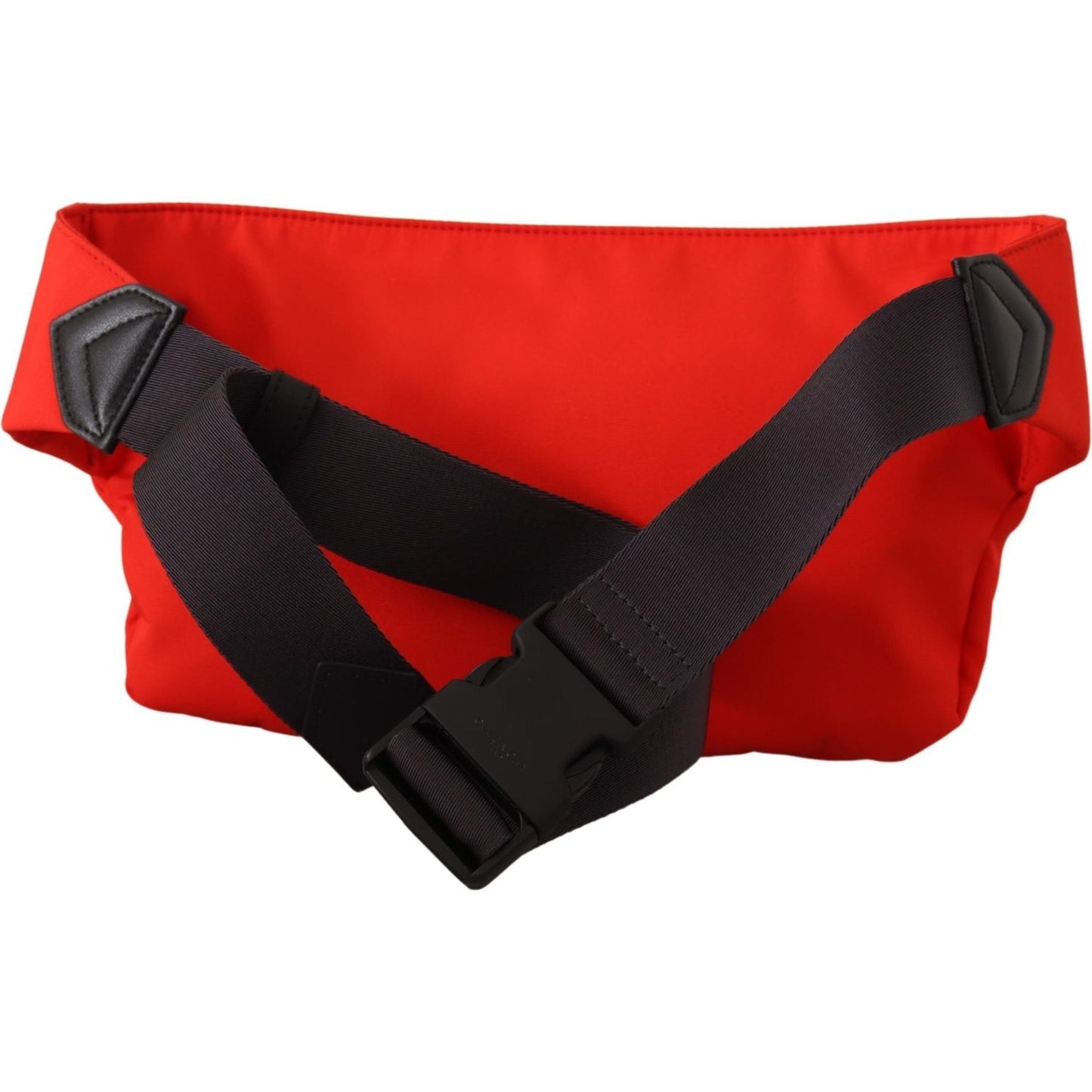 Elegant Large Bum Belt Bag in Red and Black