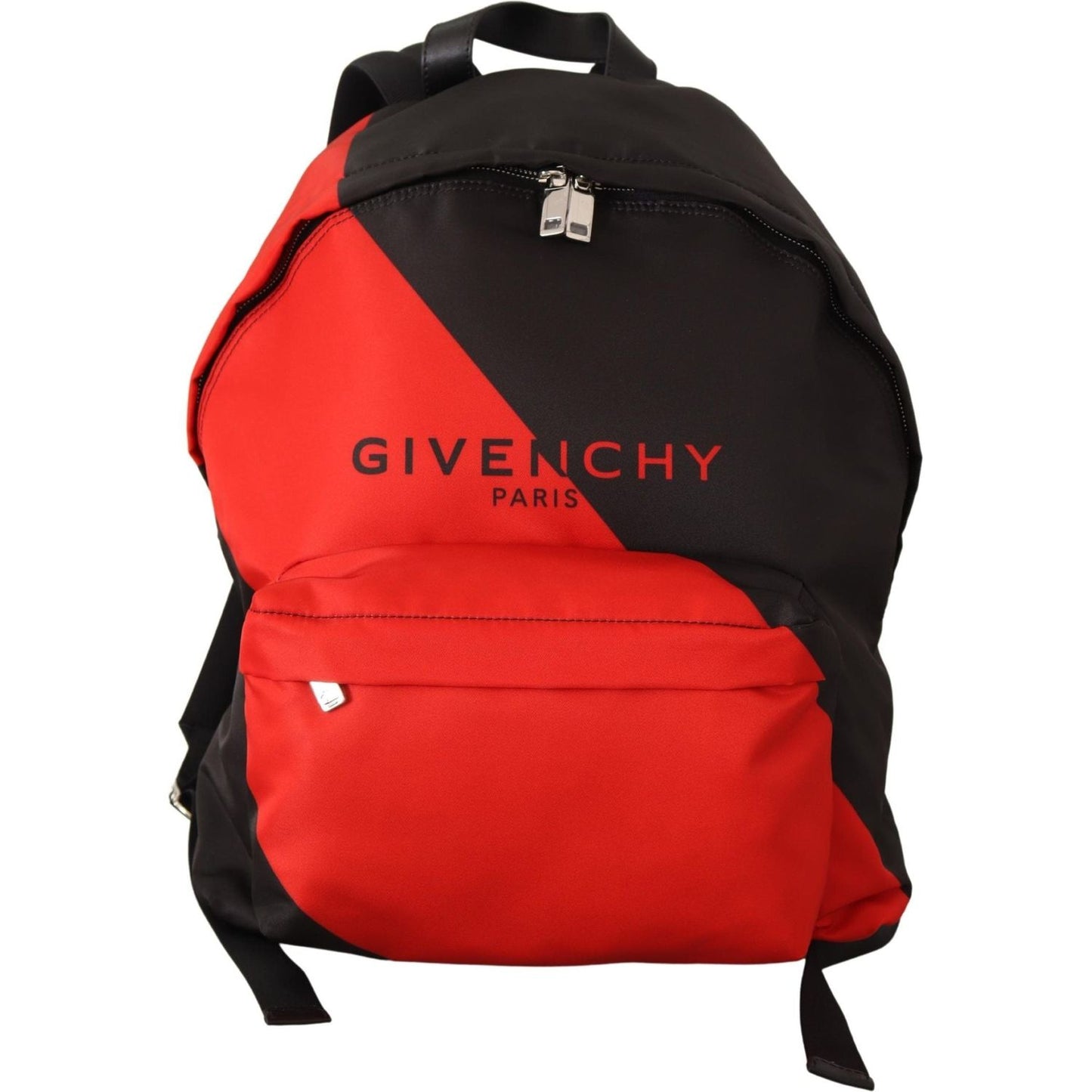 Sleek Urban Backpack in Black and Red