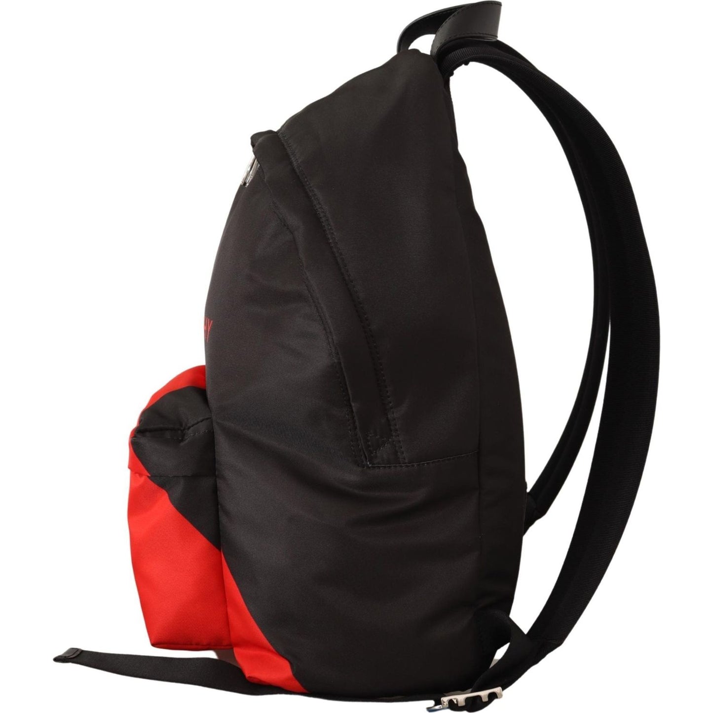 Sleek Urban Backpack in Black and Red