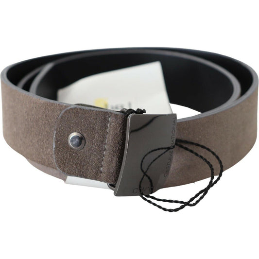 Classic Brown Leather Adjustable Belt