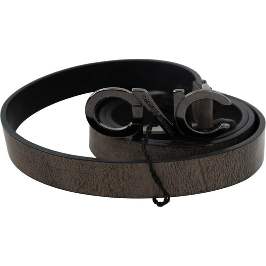 Elegant Dark Brown Leather Belt