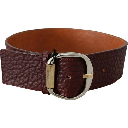 Elegant Brown Leather Fashion Belt