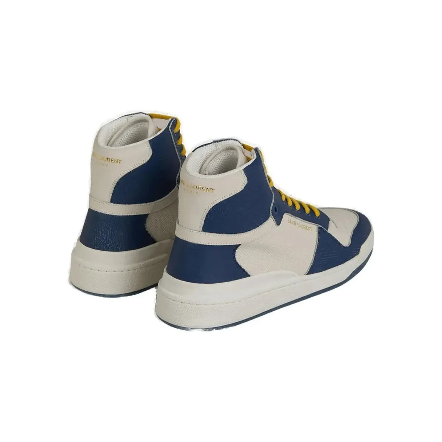 Elevate Your Style with Mid-Top Blue Luxury Sneakers