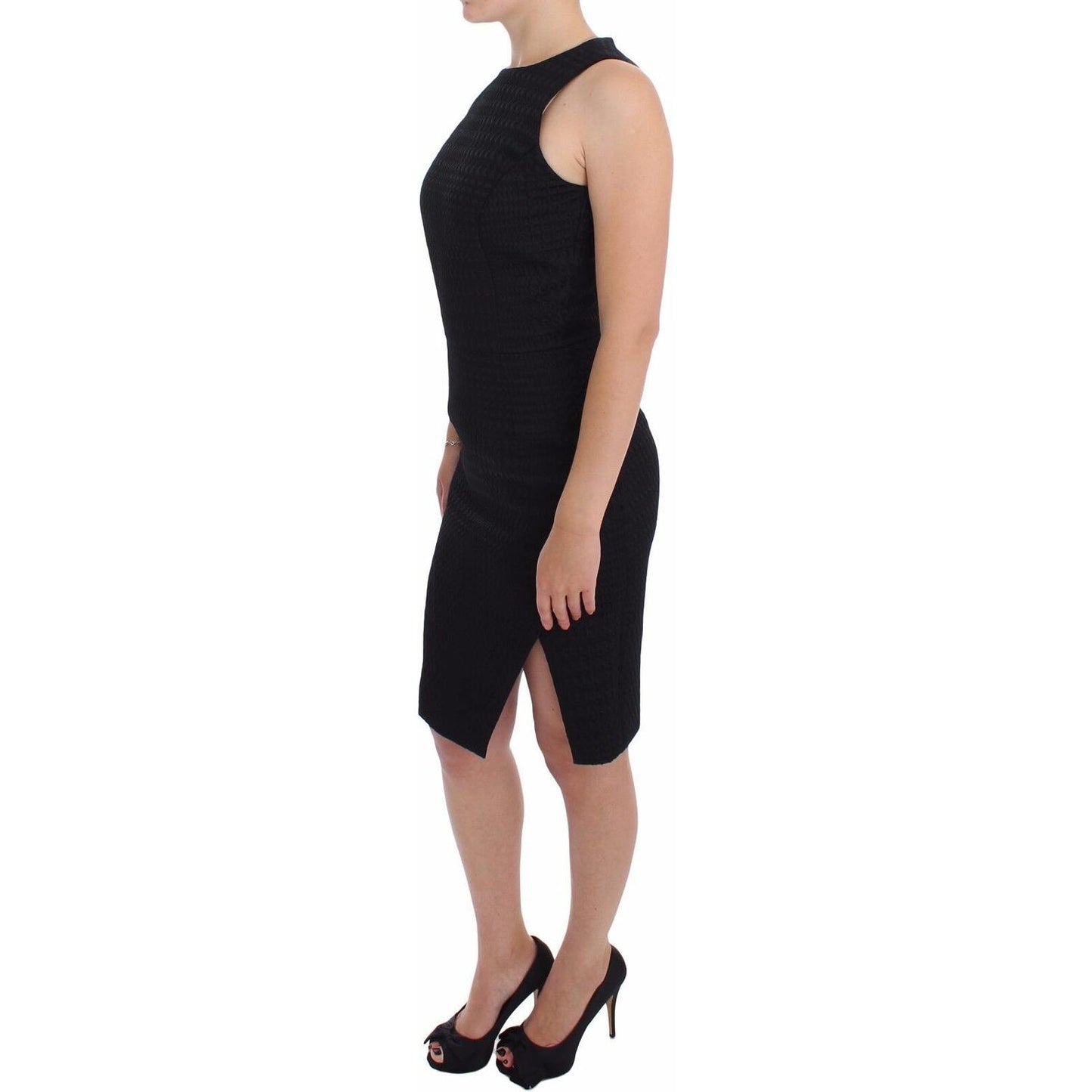 Elegant Sheath Black Dress for Formal Occasions