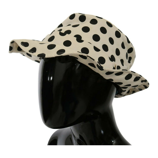 Chic Black Polka Dot Trilby Hat