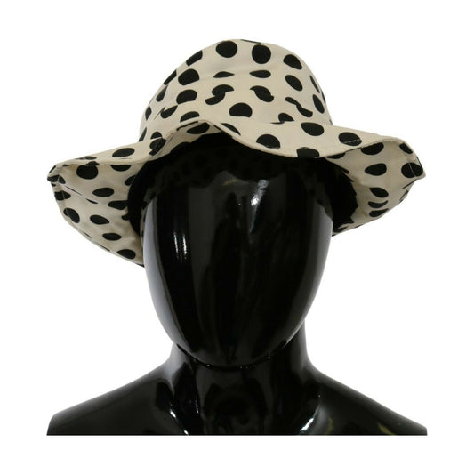 Chic Black Polka Dot Trilby Hat