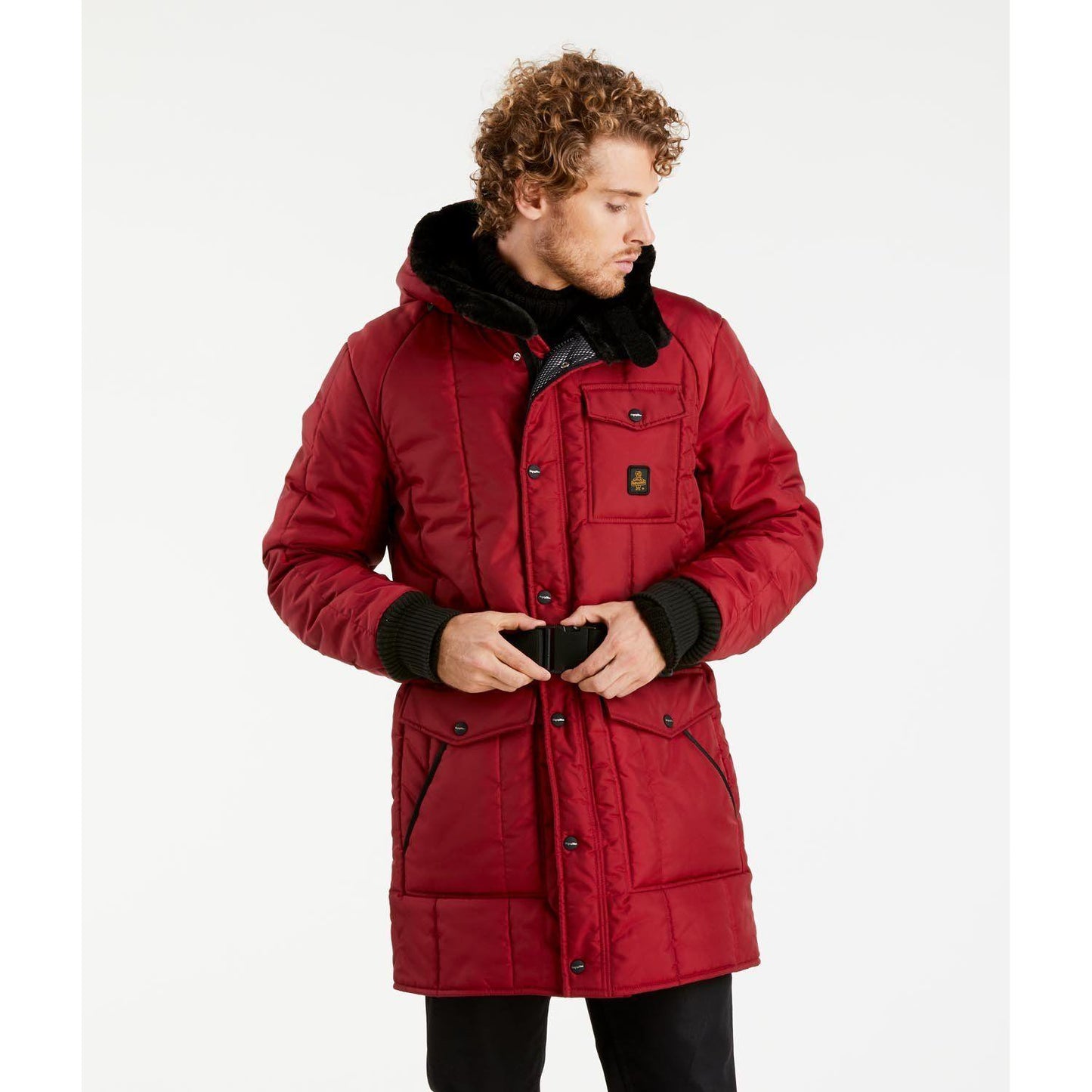 Iconic Original Pink Parka for the Stylish Man