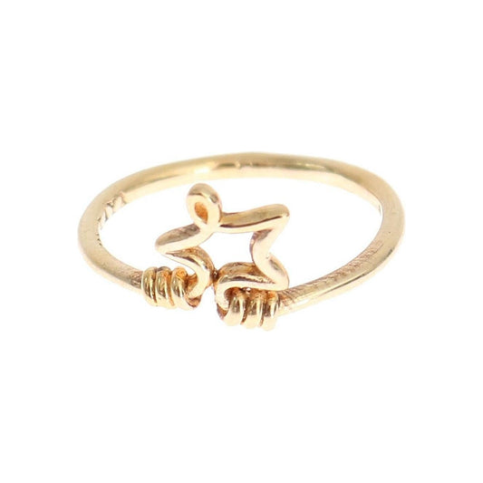 Elegant Gold-Plated Sterling Silver Ring