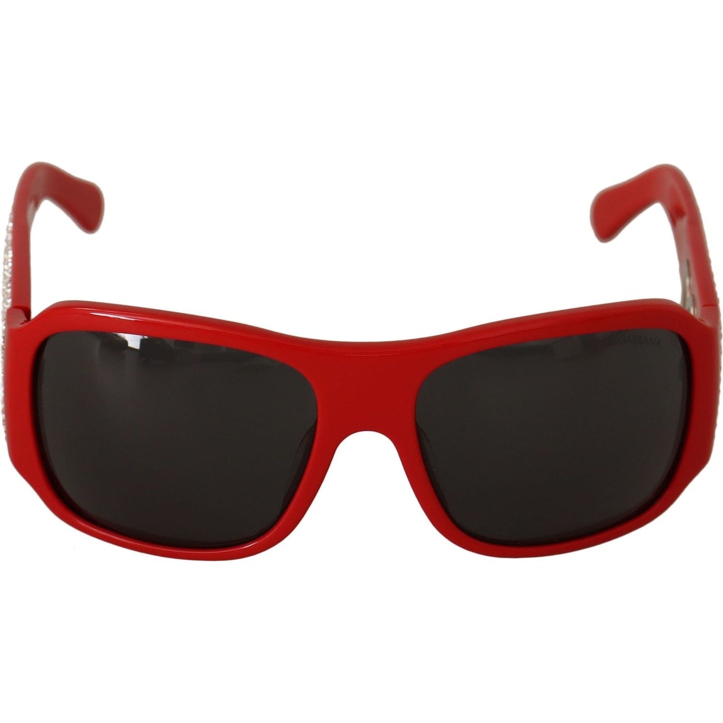 Swarovski Stone Embellished Red Sunglasses