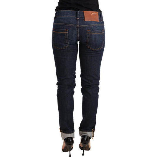 Acht Chic Low Waist Skinny Denim Jeans & Pants Acht