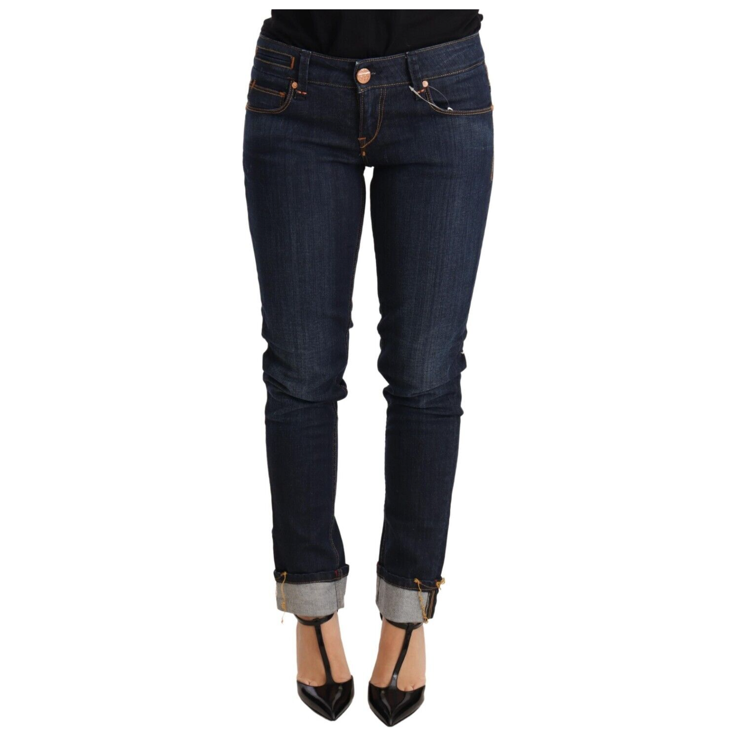 Chic Low Waist Skinny Denim