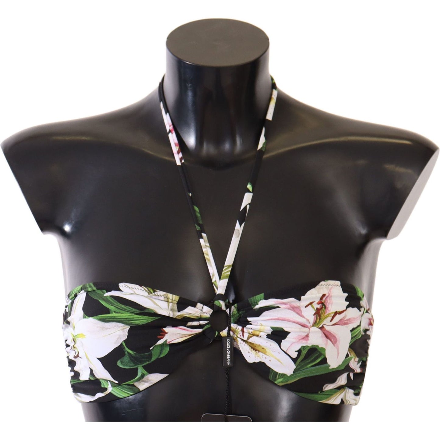 Exquisite Floral Print Bikini Top