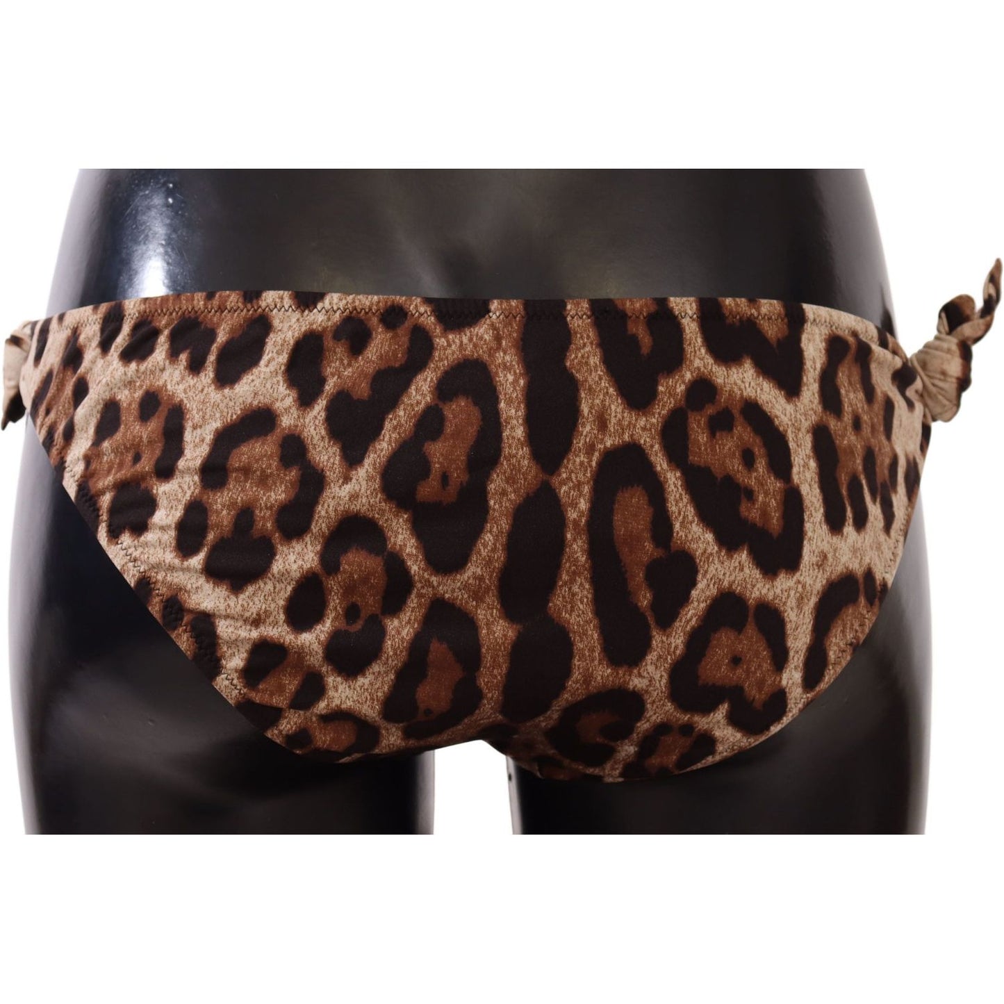 Elegant Leopard Print Bikini Bottom