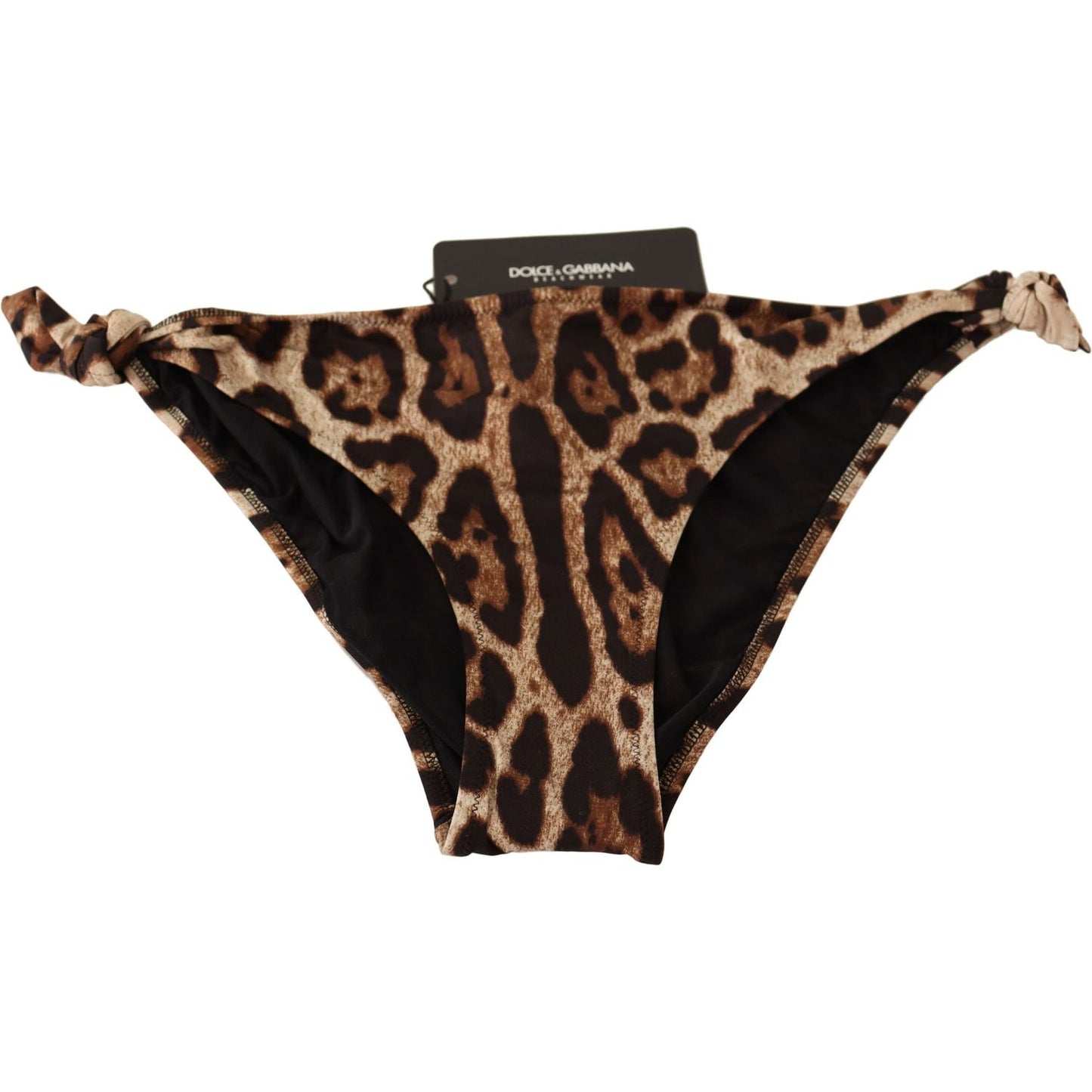 Elegant Leopard Print Bikini Bottom