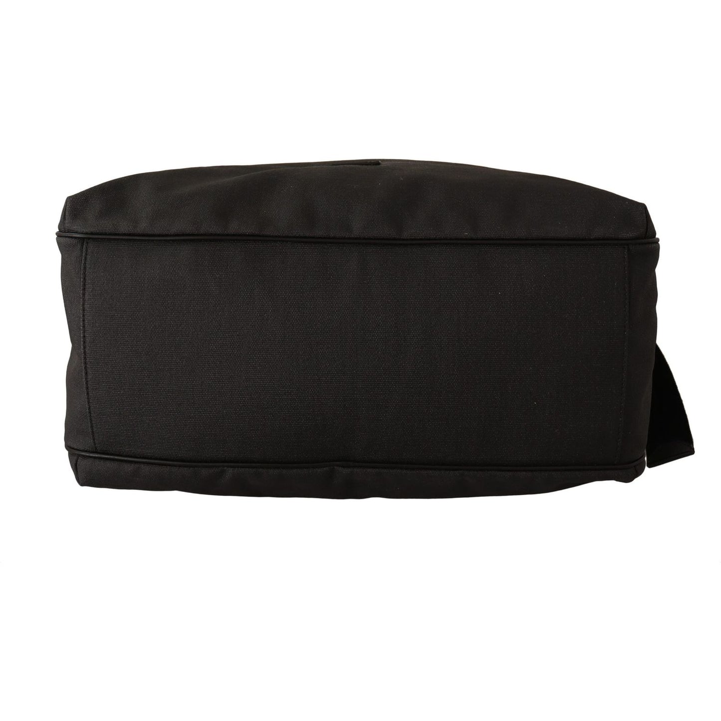 Dolce & Gabbana Black Denim Leather Shoulder Strap Messenger Bag WOMAN SHOULDER BAGS