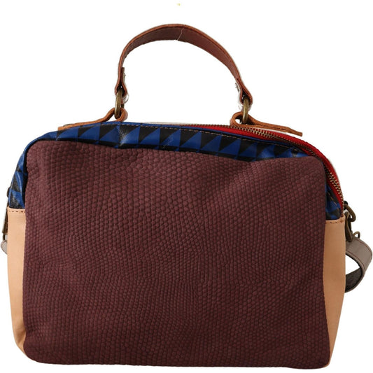 Chic Multicolor Leather Shoulder Bag