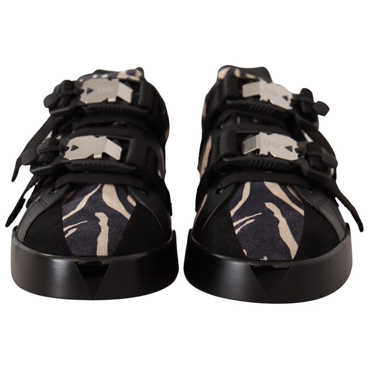 Zebra Suede Low Top Fashion Sneakers