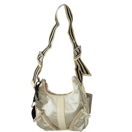 Chic White Fabric Shoulder Bag - Perfect for Any Occasion