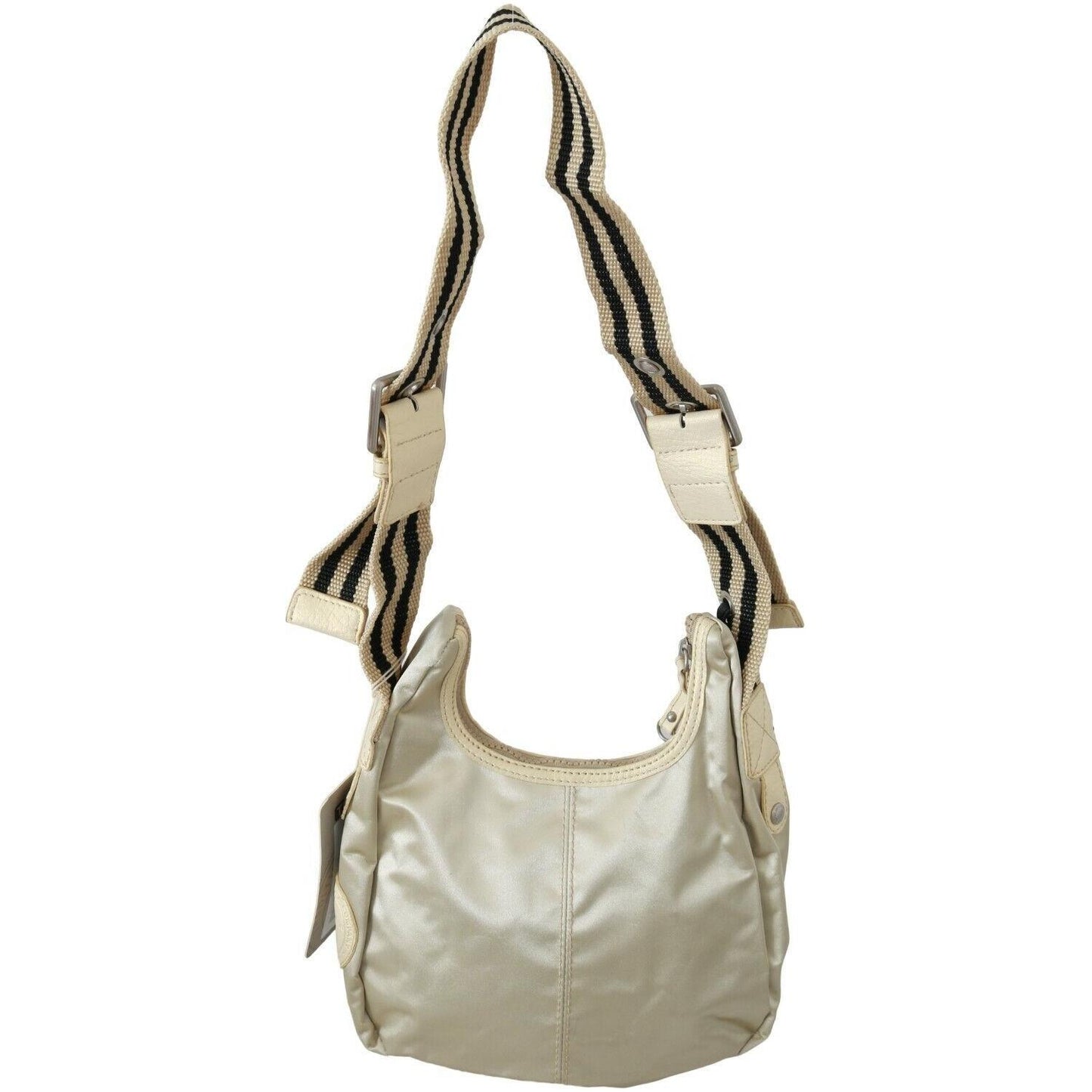 Chic White Fabric Shoulder Bag - Perfect for Any Occasion