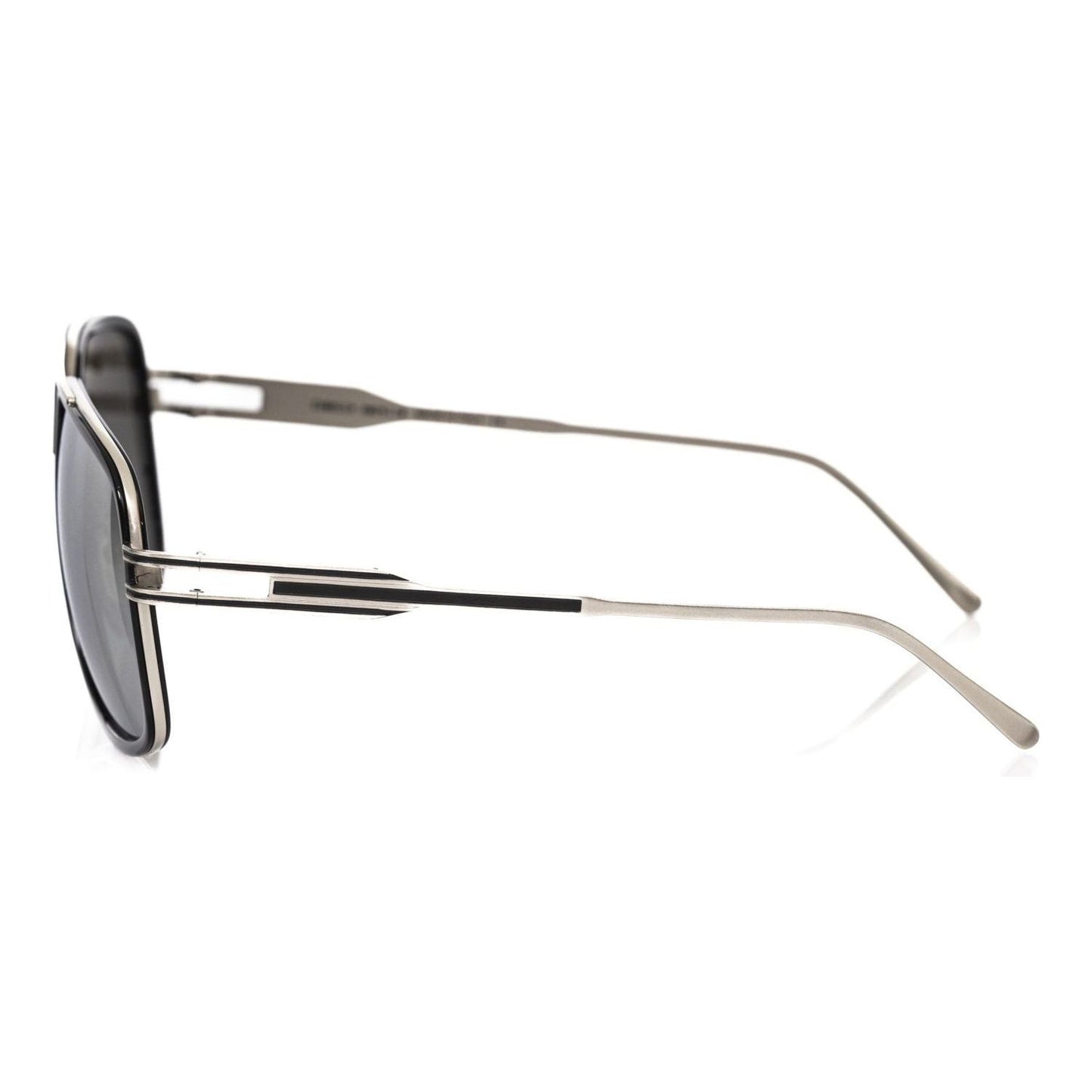 Frankie Morello Sleek Shield Sunglasses with Gradient Lens Frankie Morello