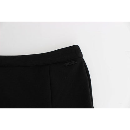 GF Ferre Black Straight Pencil Skirt