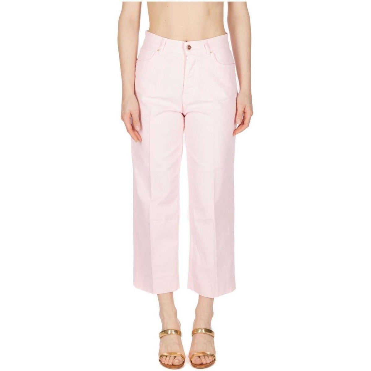 Chic Pink Cotton Denim by Don The Fuller Don The Fuller