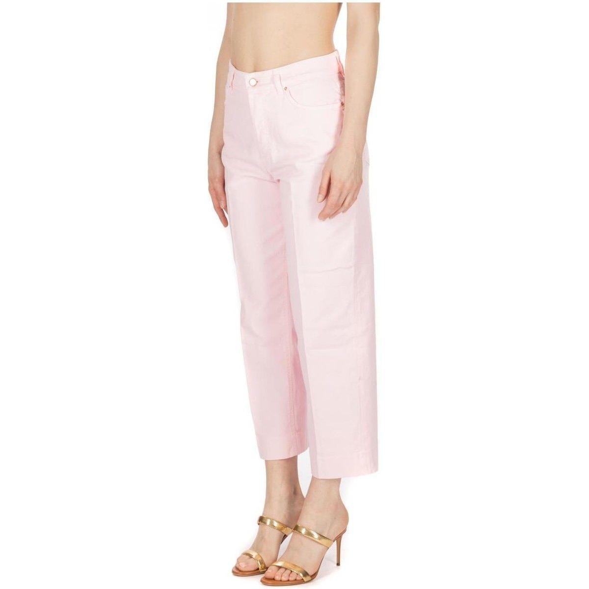 Chic Pink Cotton Denim by Don The Fuller Don The Fuller