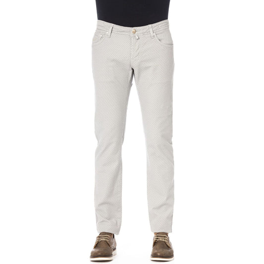 Elegant Gray 5-Pocket Designer Jeans Jacob Cohen