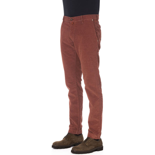 Elegant Burgundy 5-Pocket Designer Jeans