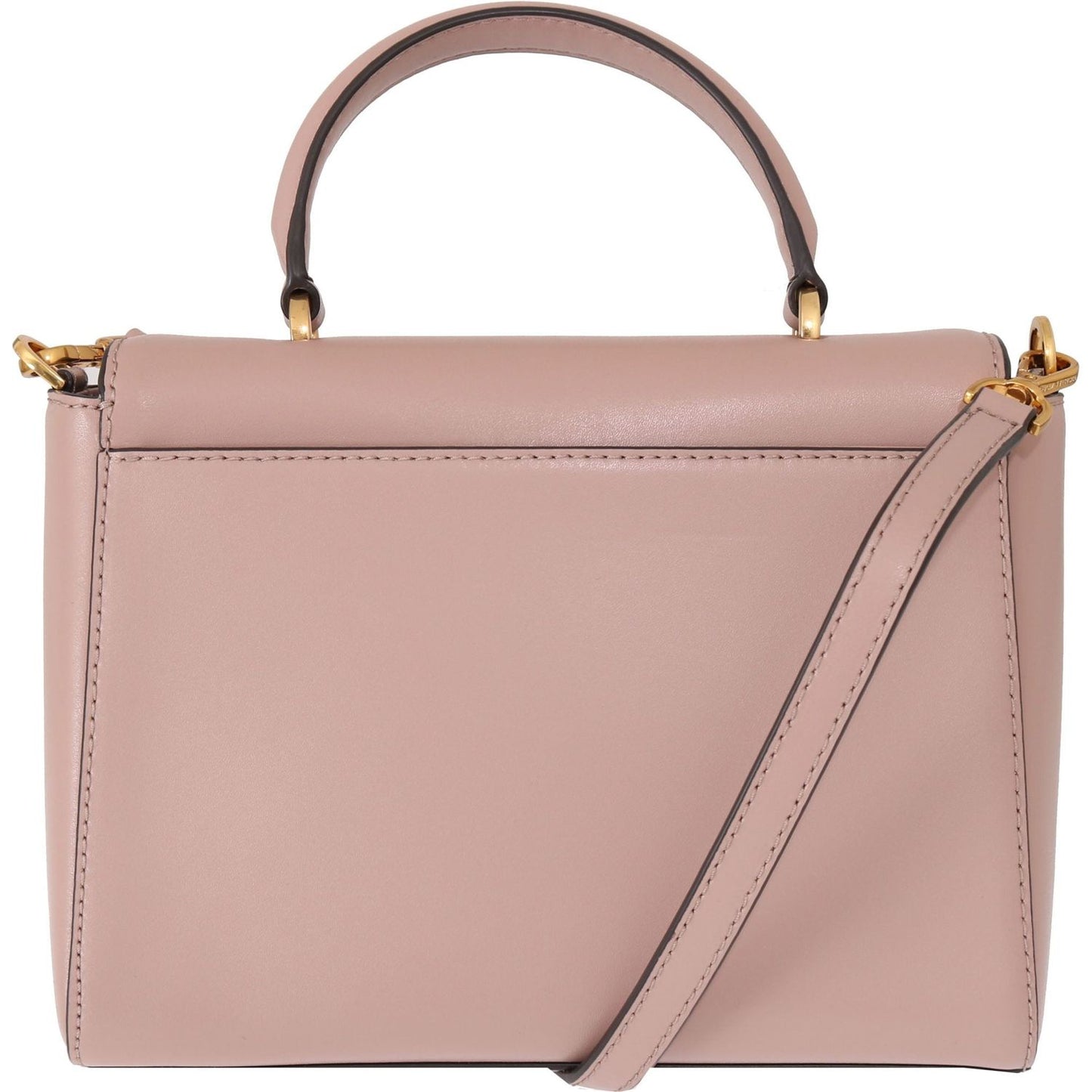 Elegant Pink Leather Mindy Shoulder Bag