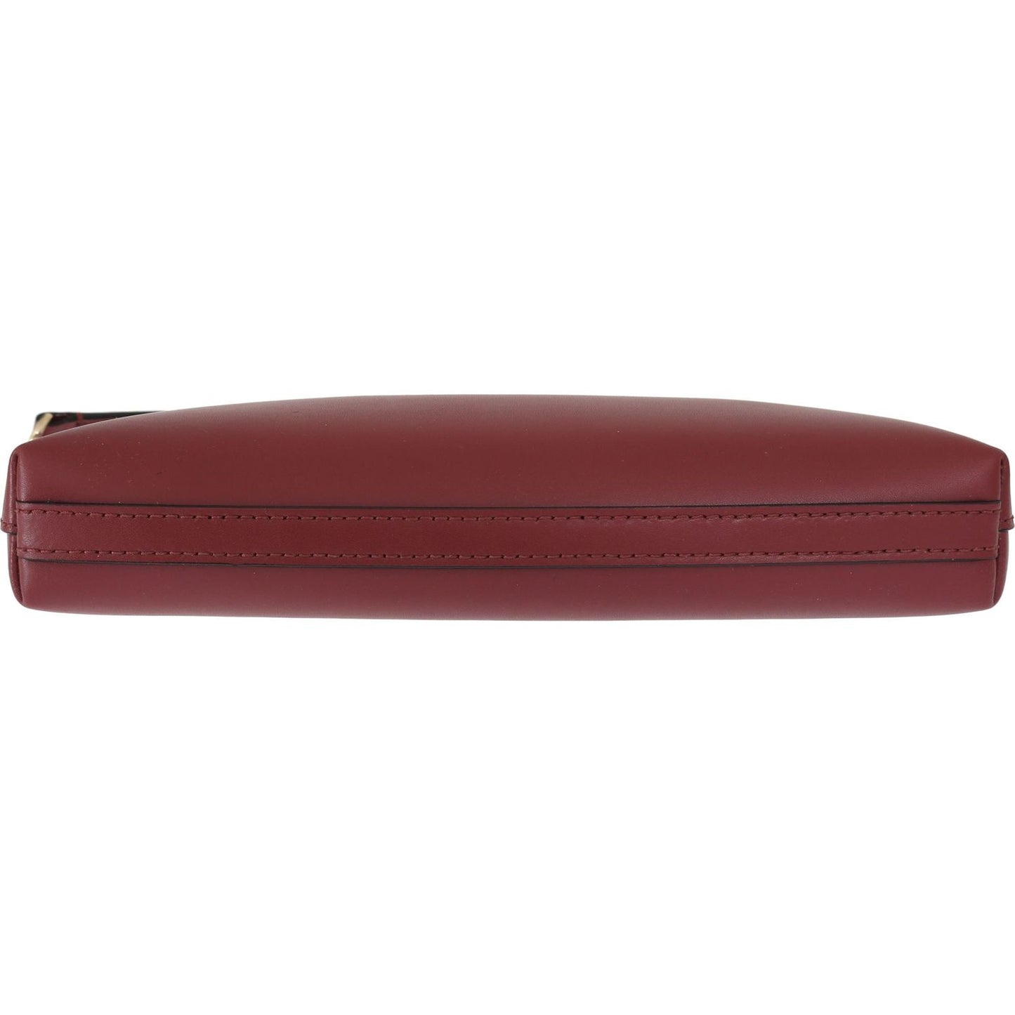 Elegant Bordeaux Leather Crossbody