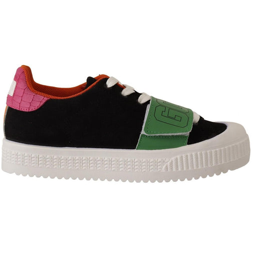 Stylish Multicolor Low Top Lace-Up Sneakers