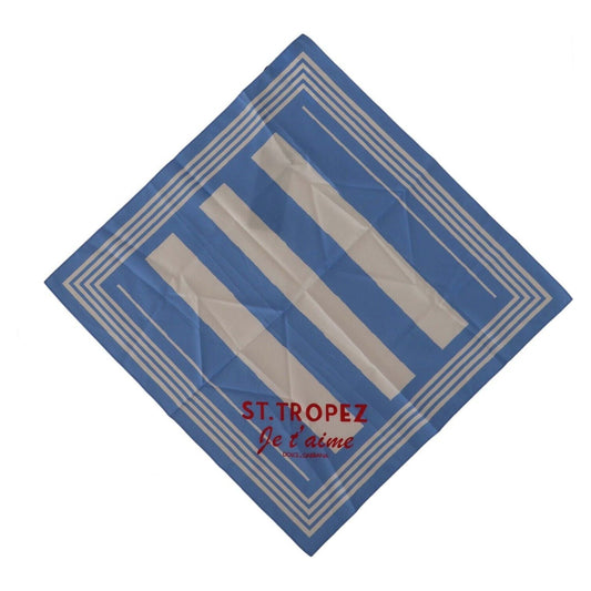 Elegant Striped Cotton Handkerchief