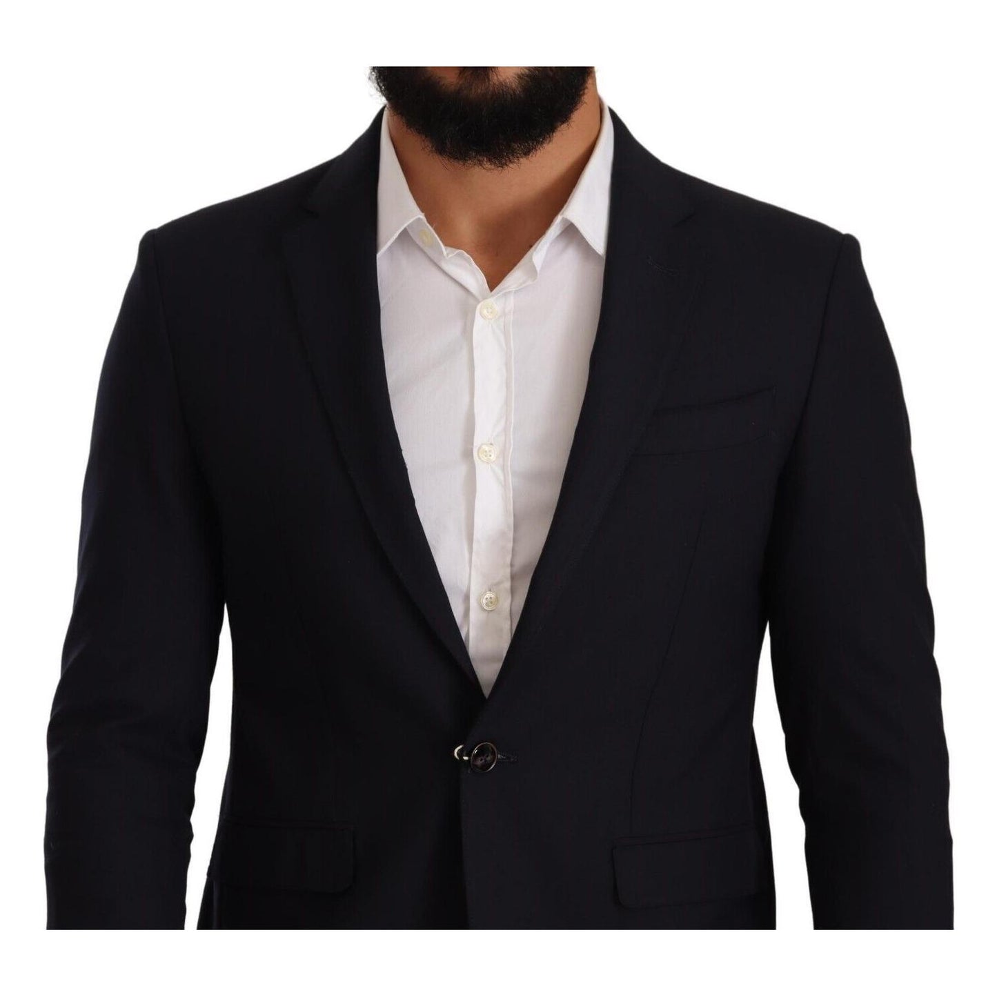 Elegant Single Breasted Black Jacket