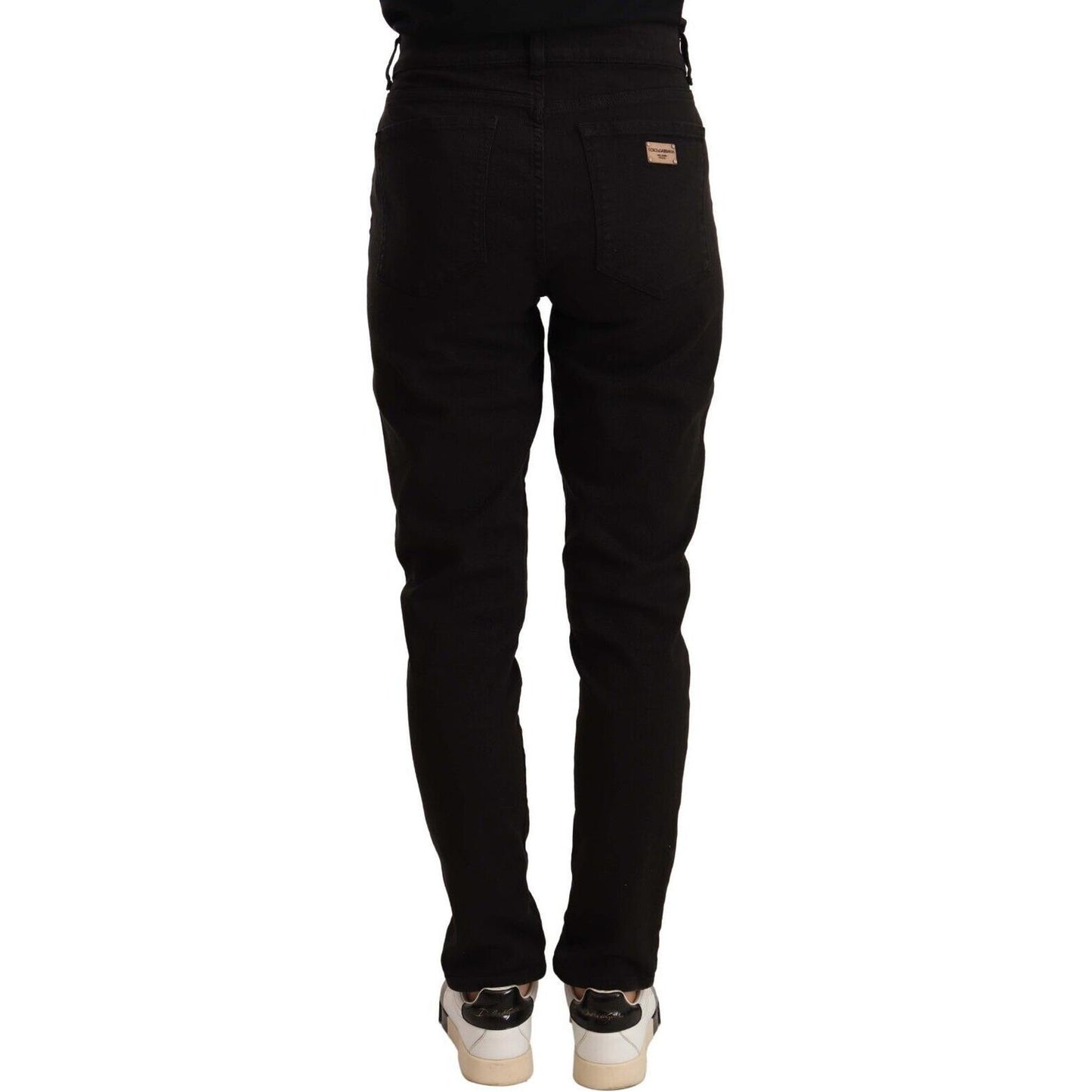 Elegant Slim-Fit Black Skinny Jeans