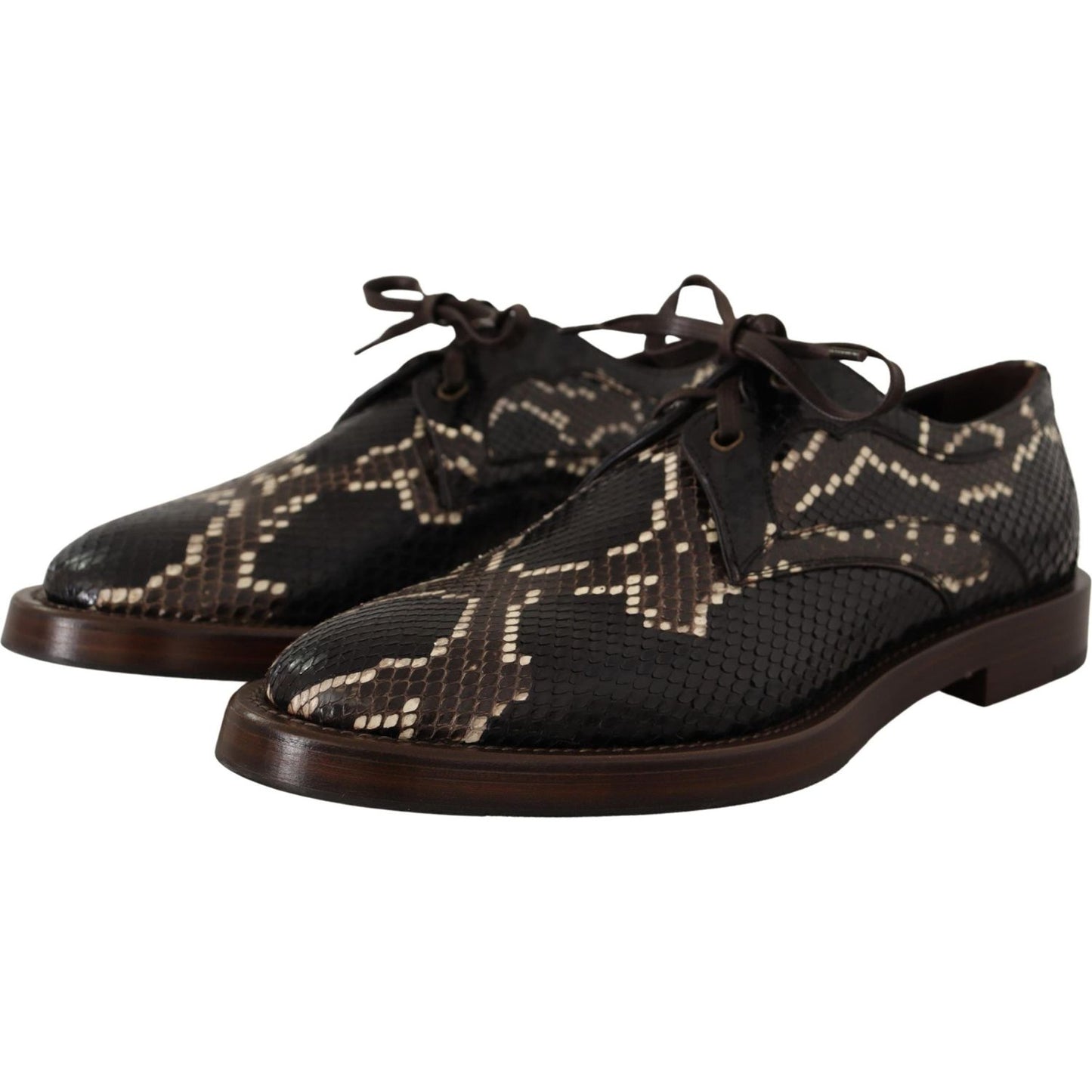 Elegant Formal Python Derby Shoes