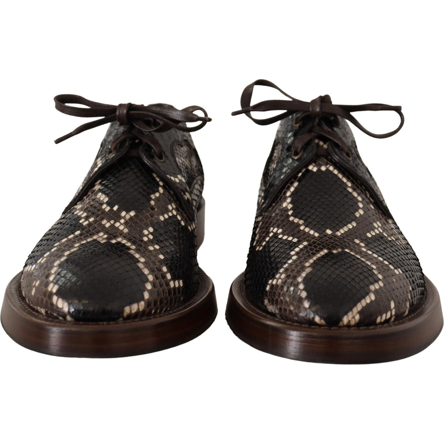 Elegant Formal Python Derby Shoes